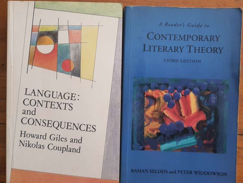 Contemporary Literary Theory & Language: contexts & consequences